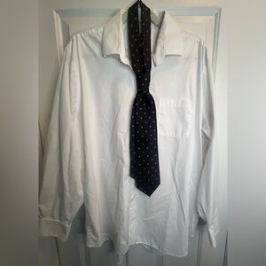 Preswick & Moore White Dress Shirt Classic Style